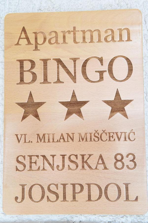 Apartman Bingo Josipdol Εξωτερικό φωτογραφία